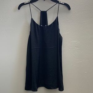 Naked Zebra Woman’s Black Spaghetti Straps Top Size S